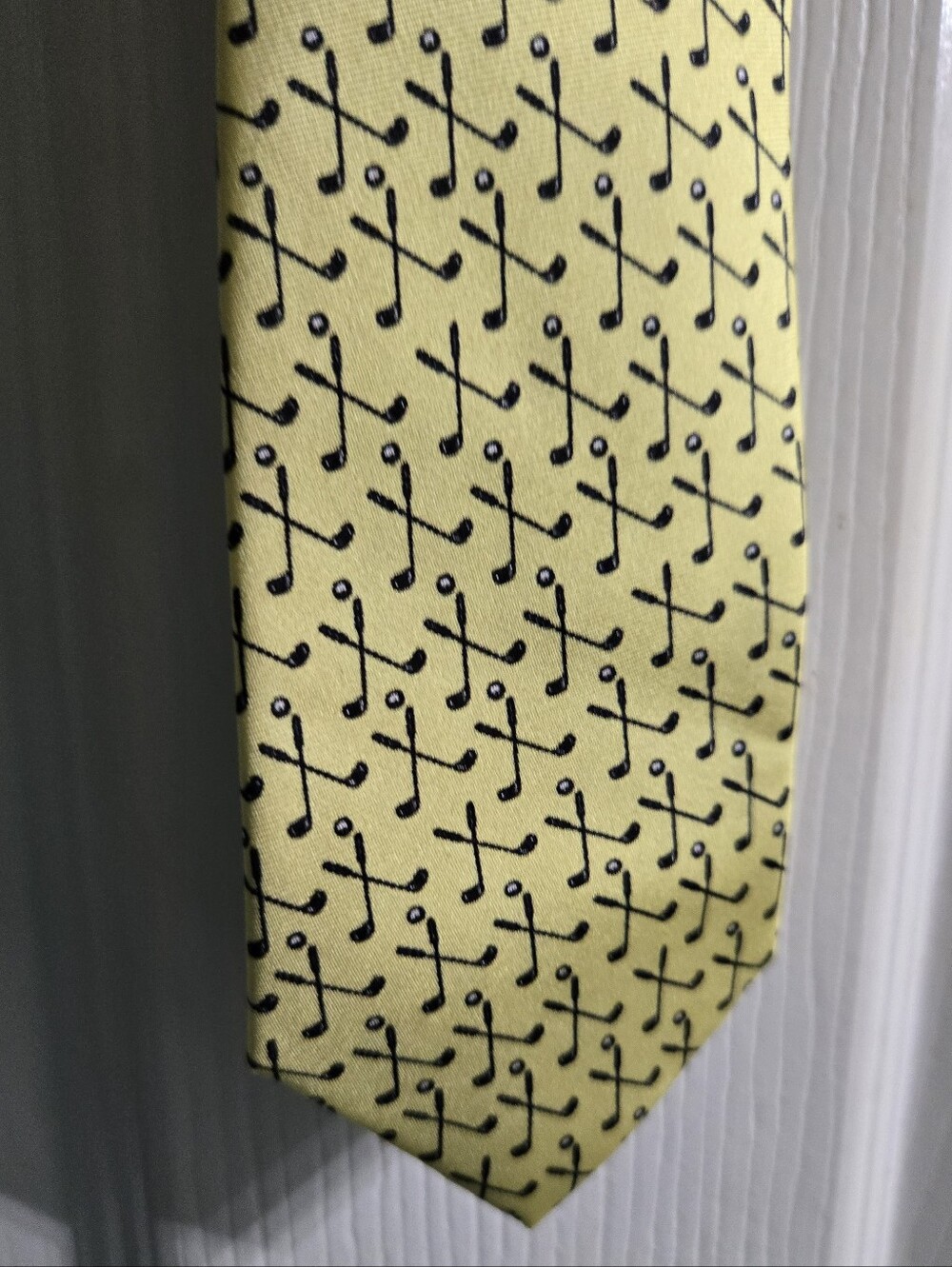 NEW! Class Club Boy’s Tie with Golf Design, golf tie, golfer tie, osfm